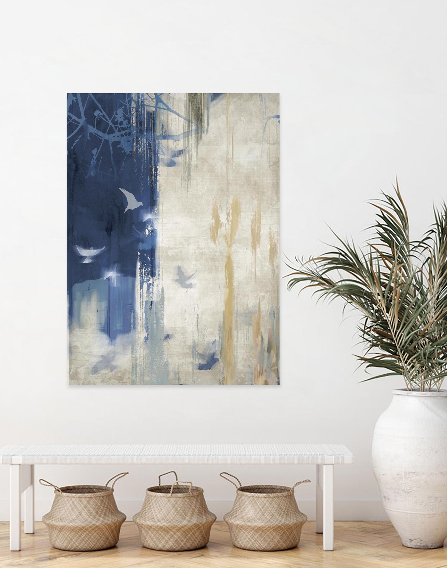 Unquiet Stone I by PI Studio on GIANT ART - white abstract