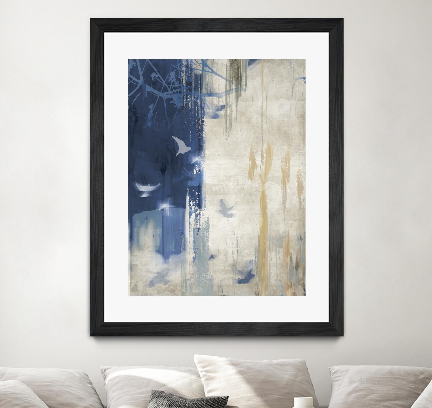 Unquiet Stone I by PI Studio on GIANT ART - white abstract