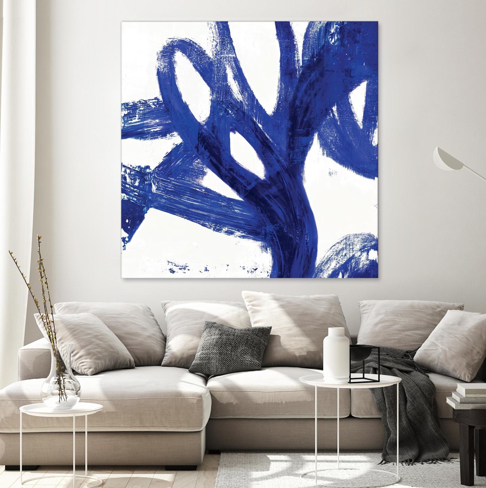 Tenderness Indigo by PI Galerie on GIANT ART - white abstract