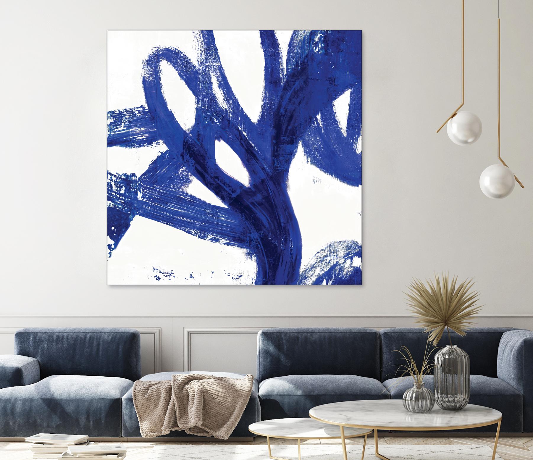Tenderness Indigo by PI Galerie on GIANT ART - white abstract