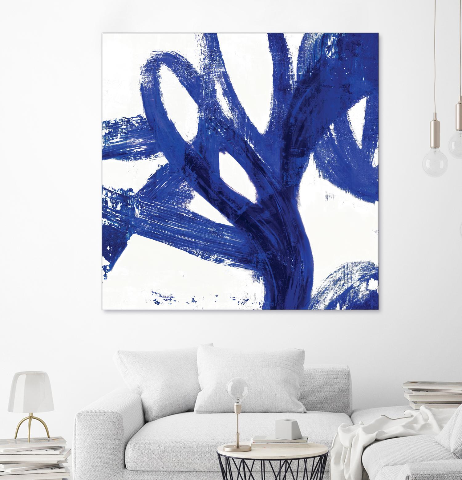 Tenderness Indigo by PI Galerie on GIANT ART - white abstract