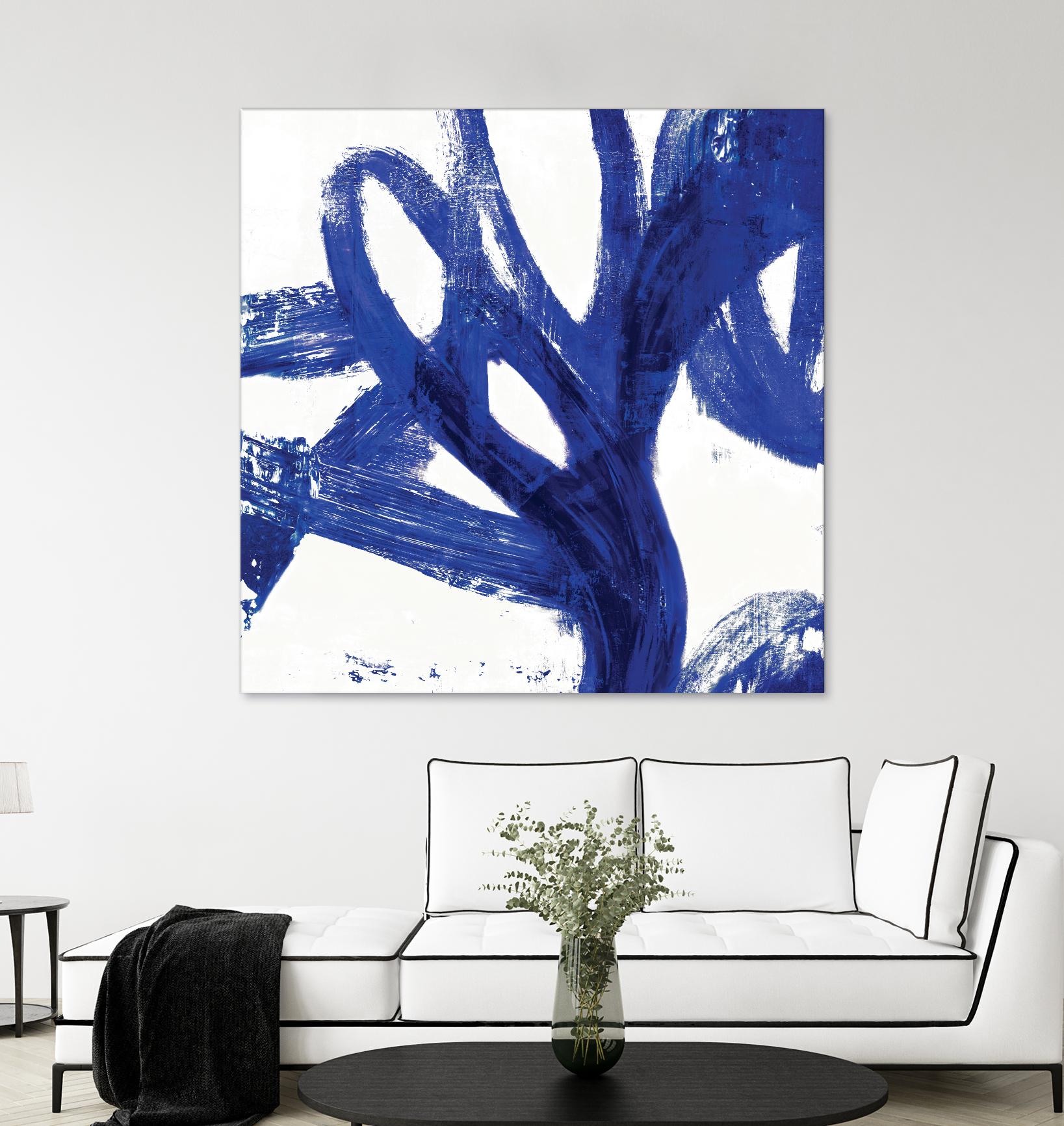 Tenderness Indigo by PI Galerie on GIANT ART - white abstract