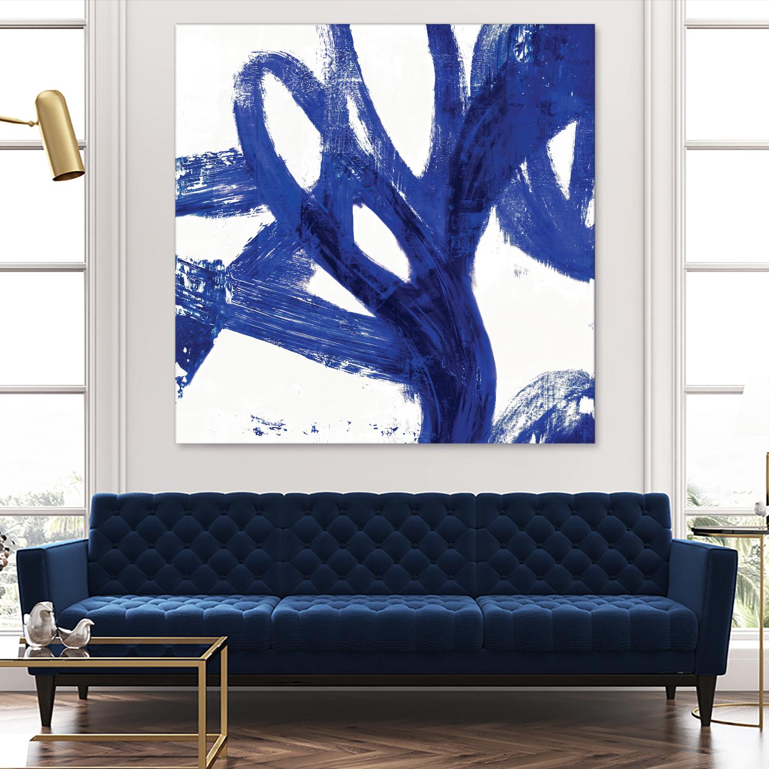 Tenderness Indigo by PI Galerie on GIANT ART - white abstract