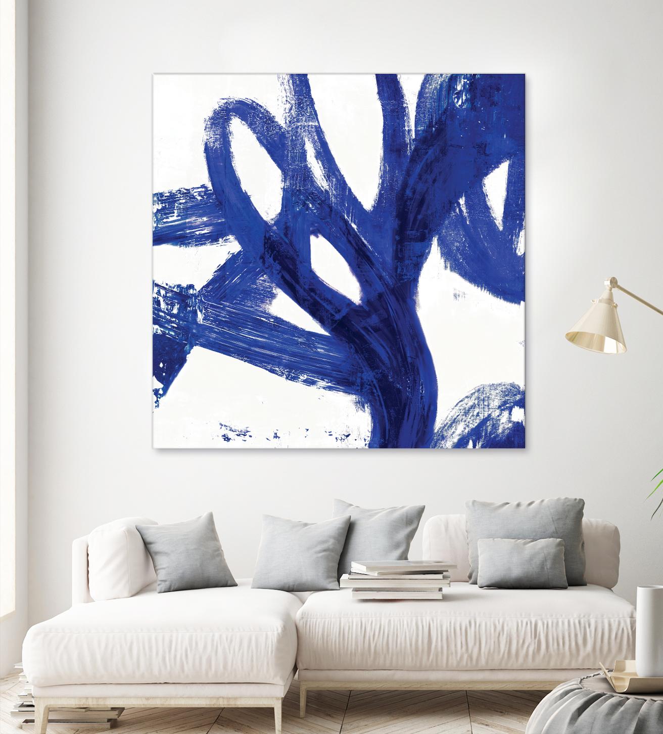 Tenderness Indigo by PI Galerie on GIANT ART - white abstract