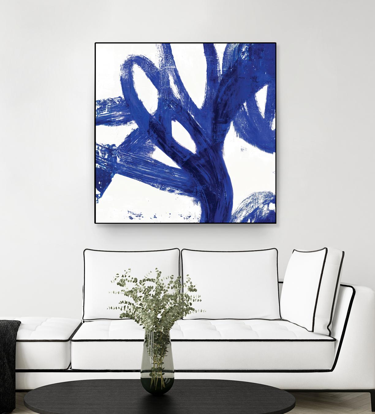 Tenderness Indigo by PI Galerie on GIANT ART - white abstract