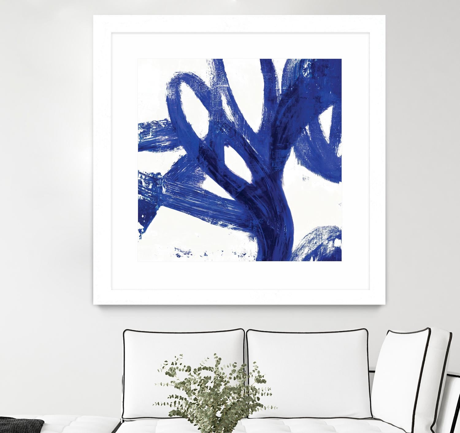 Tenderness Indigo by PI Galerie on GIANT ART - white abstract