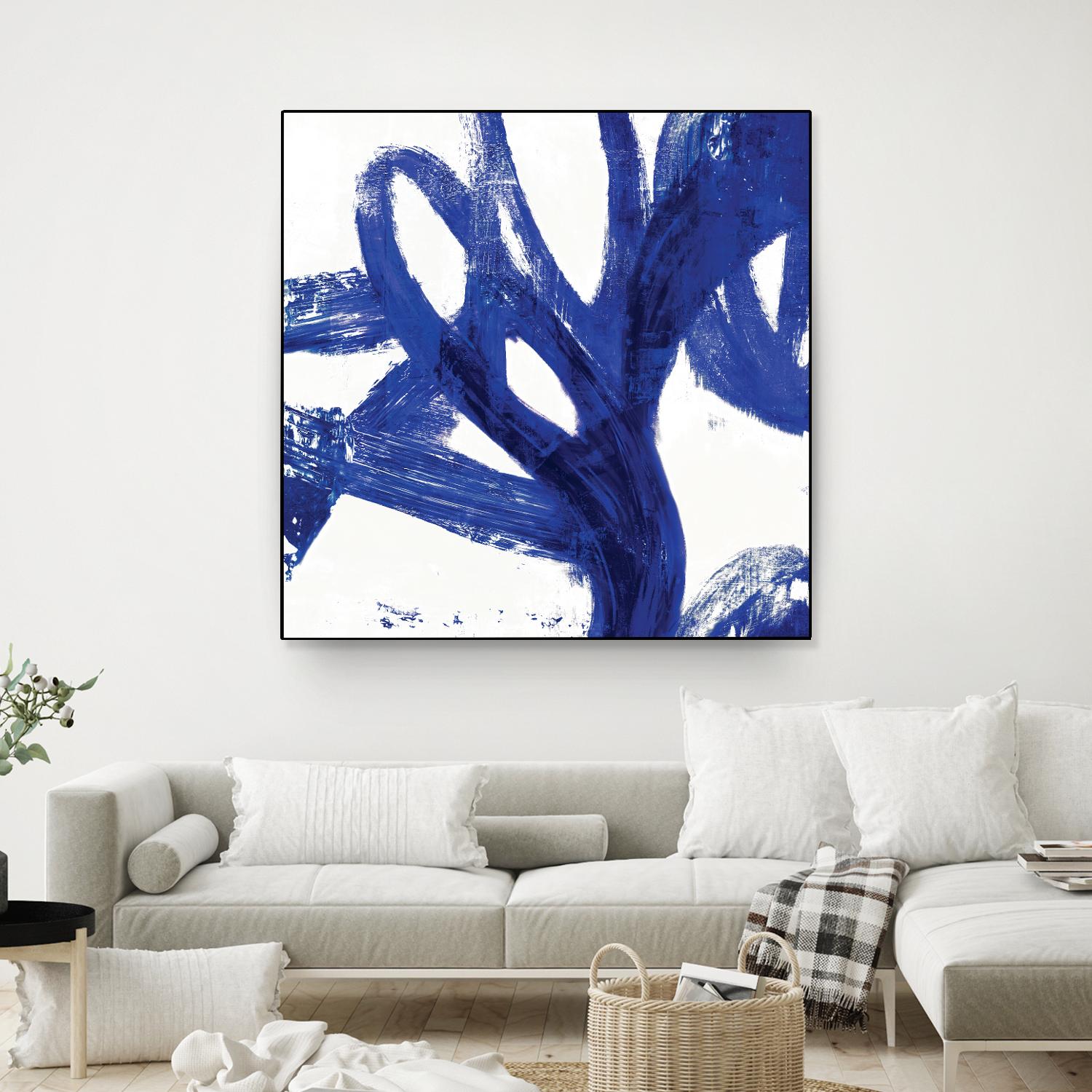Tenderness Indigo by PI Galerie on GIANT ART - white abstract