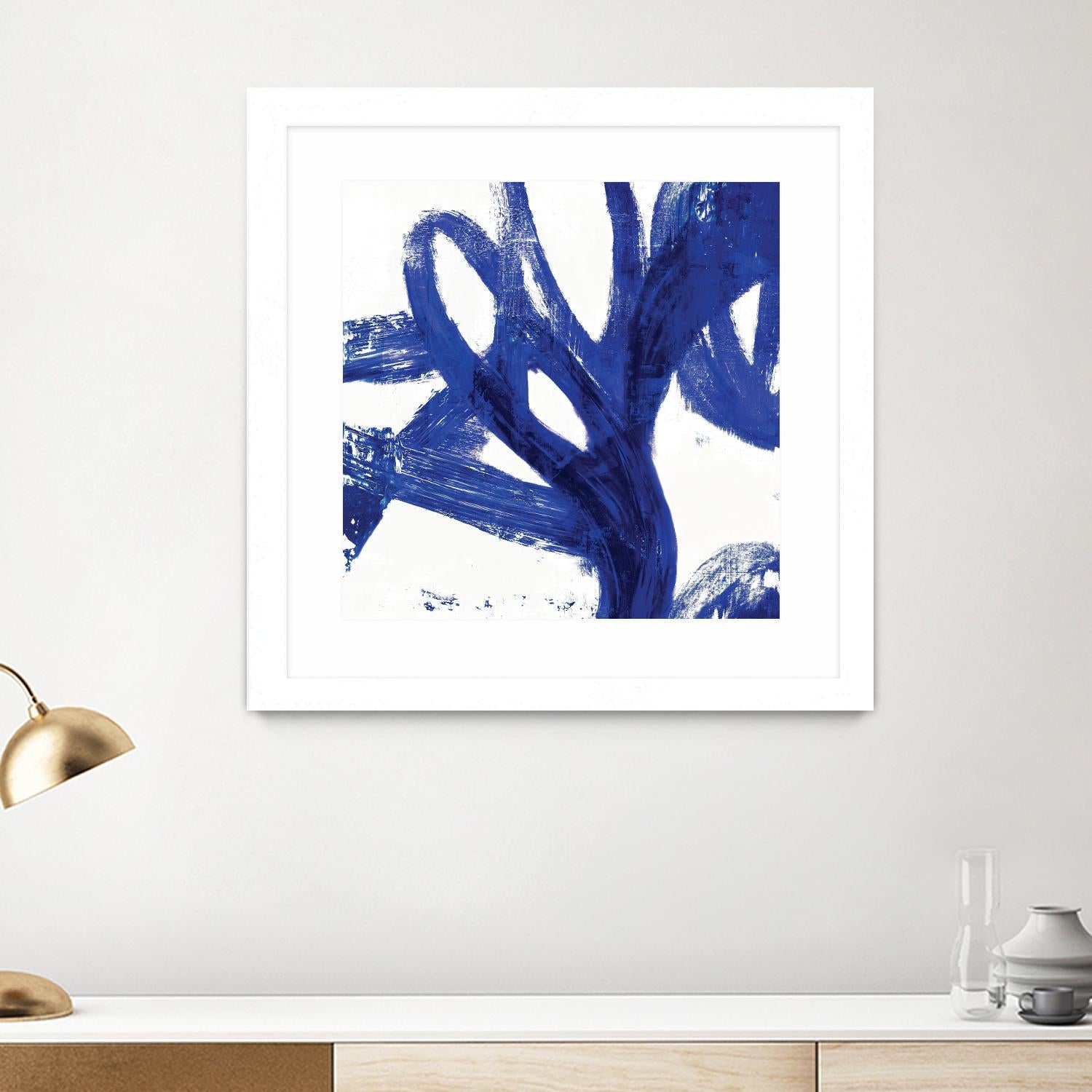 Tenderness Indigo by PI Galerie on GIANT ART - white abstract