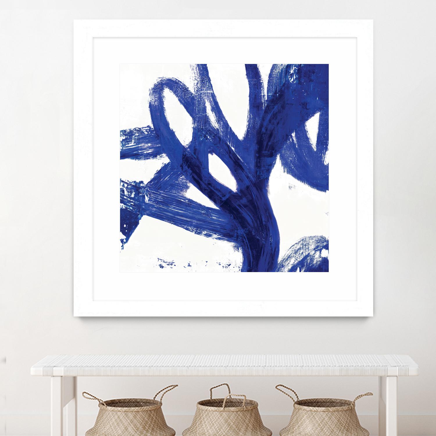 Tenderness Indigo by PI Galerie on GIANT ART - white abstract