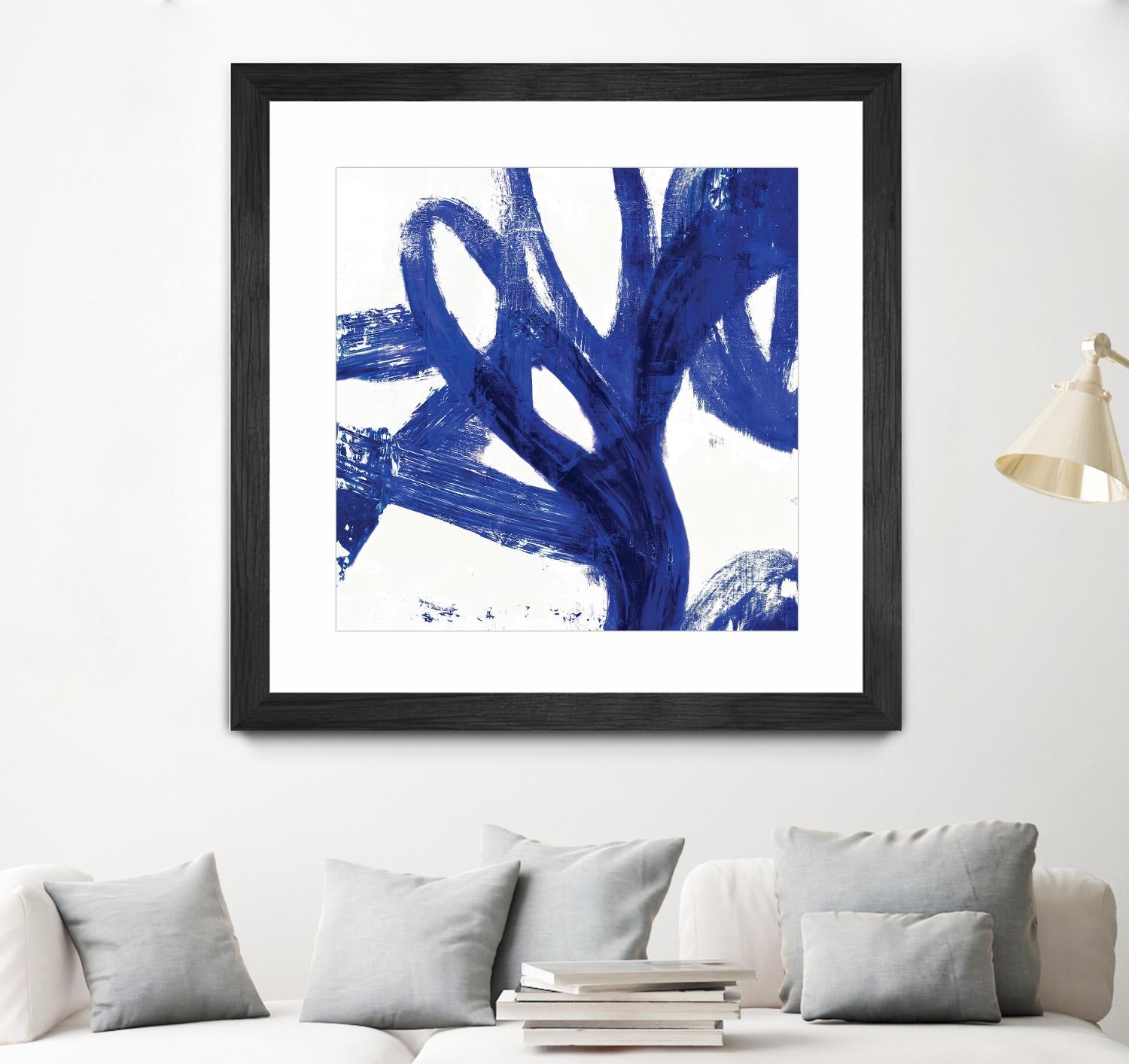 Tenderness Indigo by PI Galerie on GIANT ART - white abstract