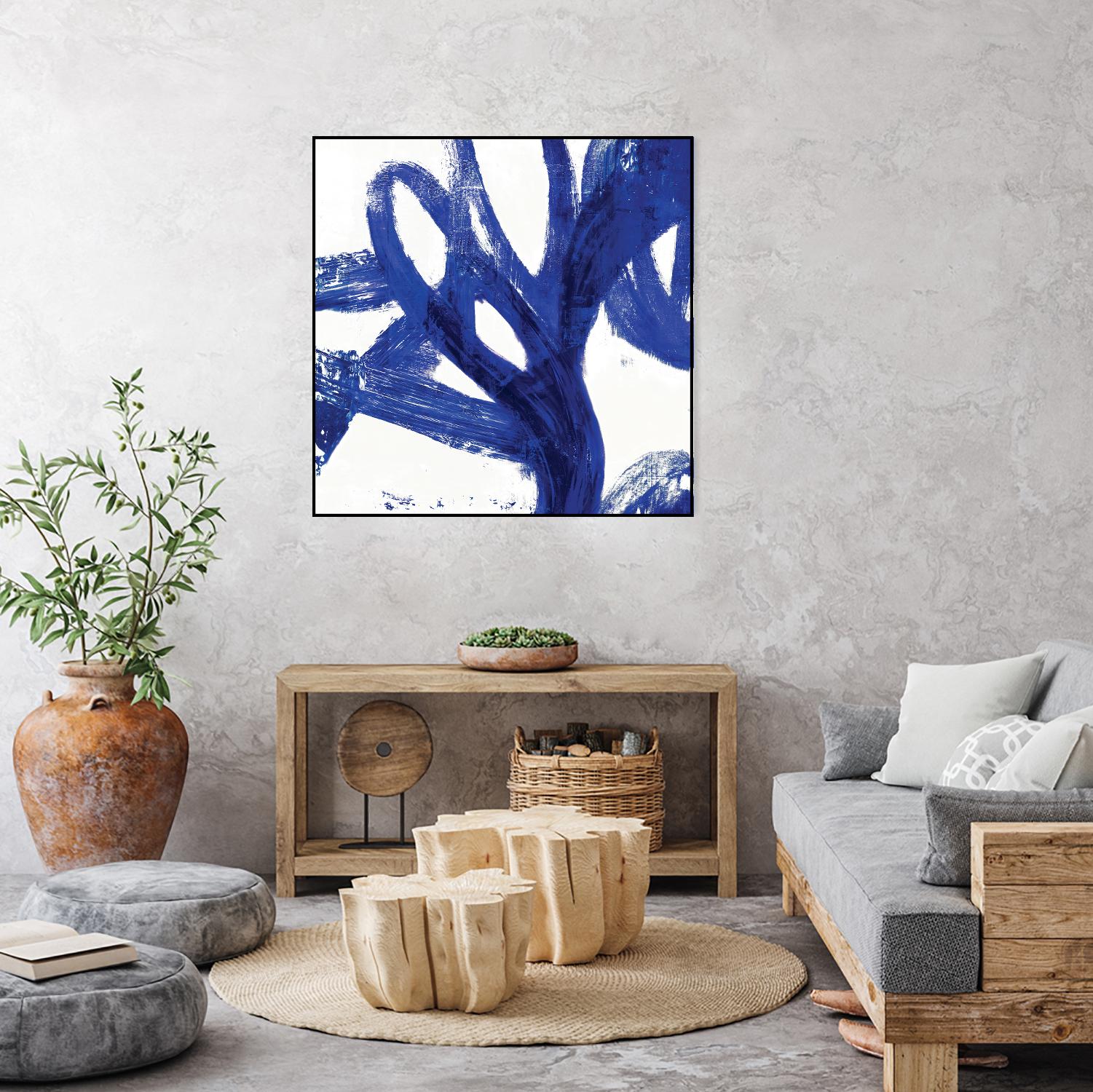 Tenderness Indigo by PI Galerie on GIANT ART - white abstract
