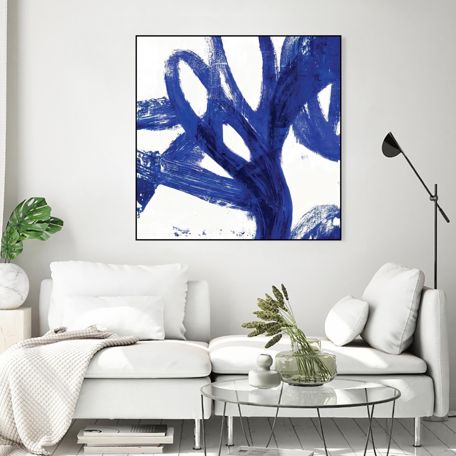 Tenderness Indigo by PI Galerie on GIANT ART - white abstract