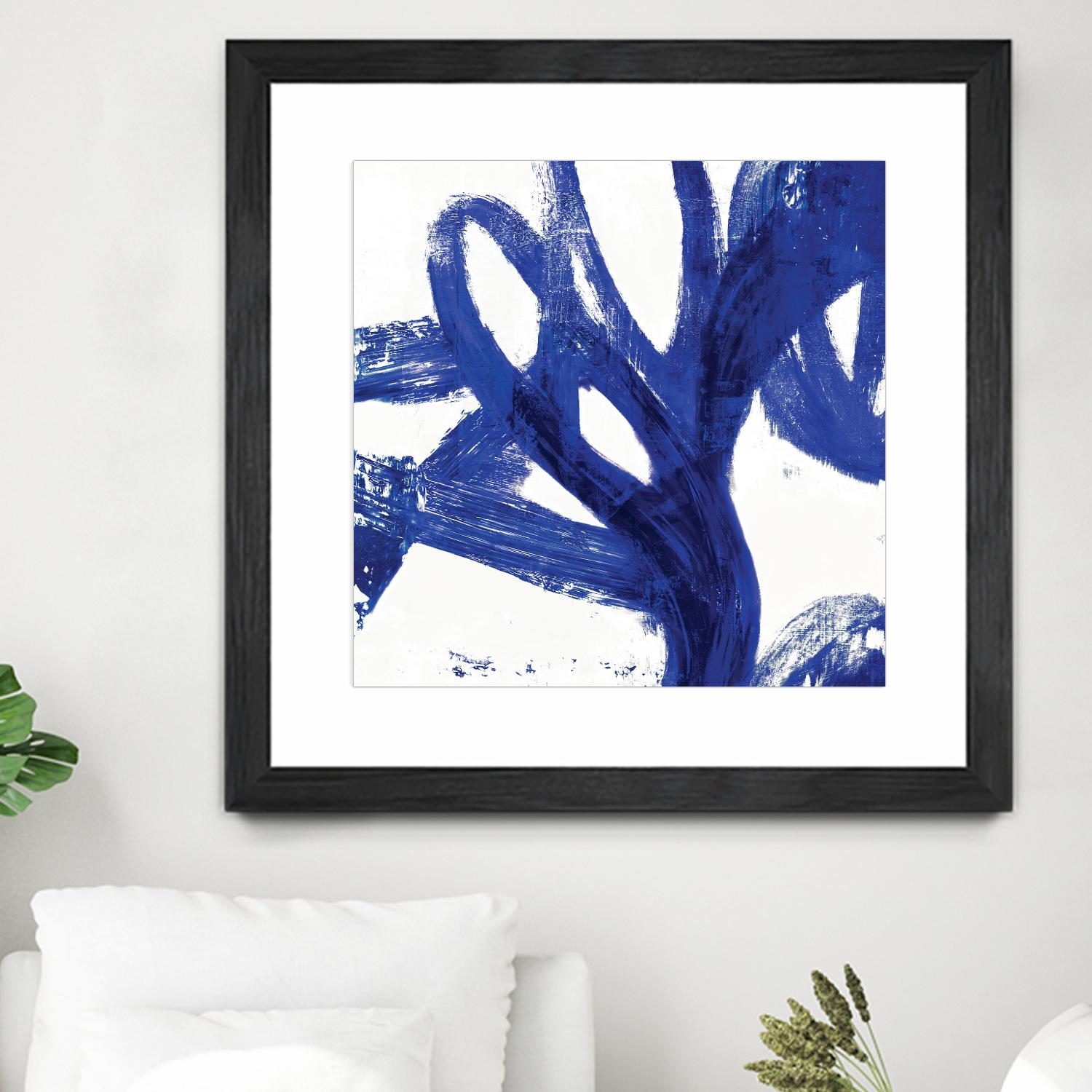 Tenderness Indigo by PI Galerie on GIANT ART - white abstract