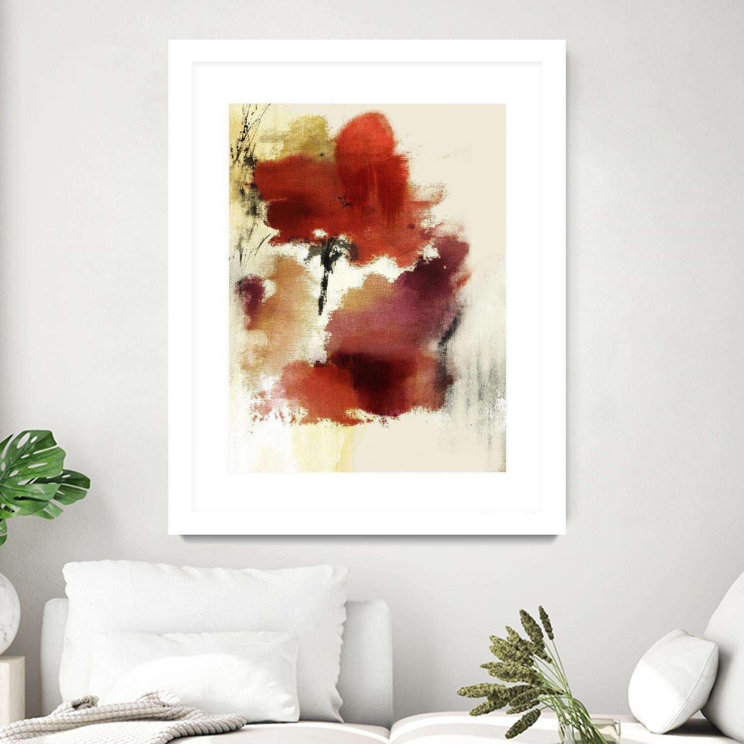 Sensual by PI Studio on GIANT ART - white floral