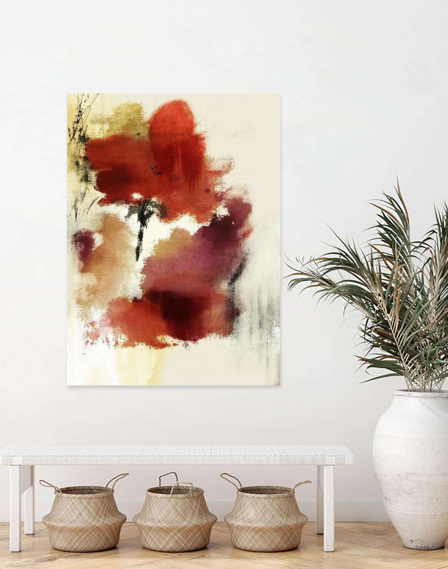 Sensual by PI Studio on GIANT ART - white floral