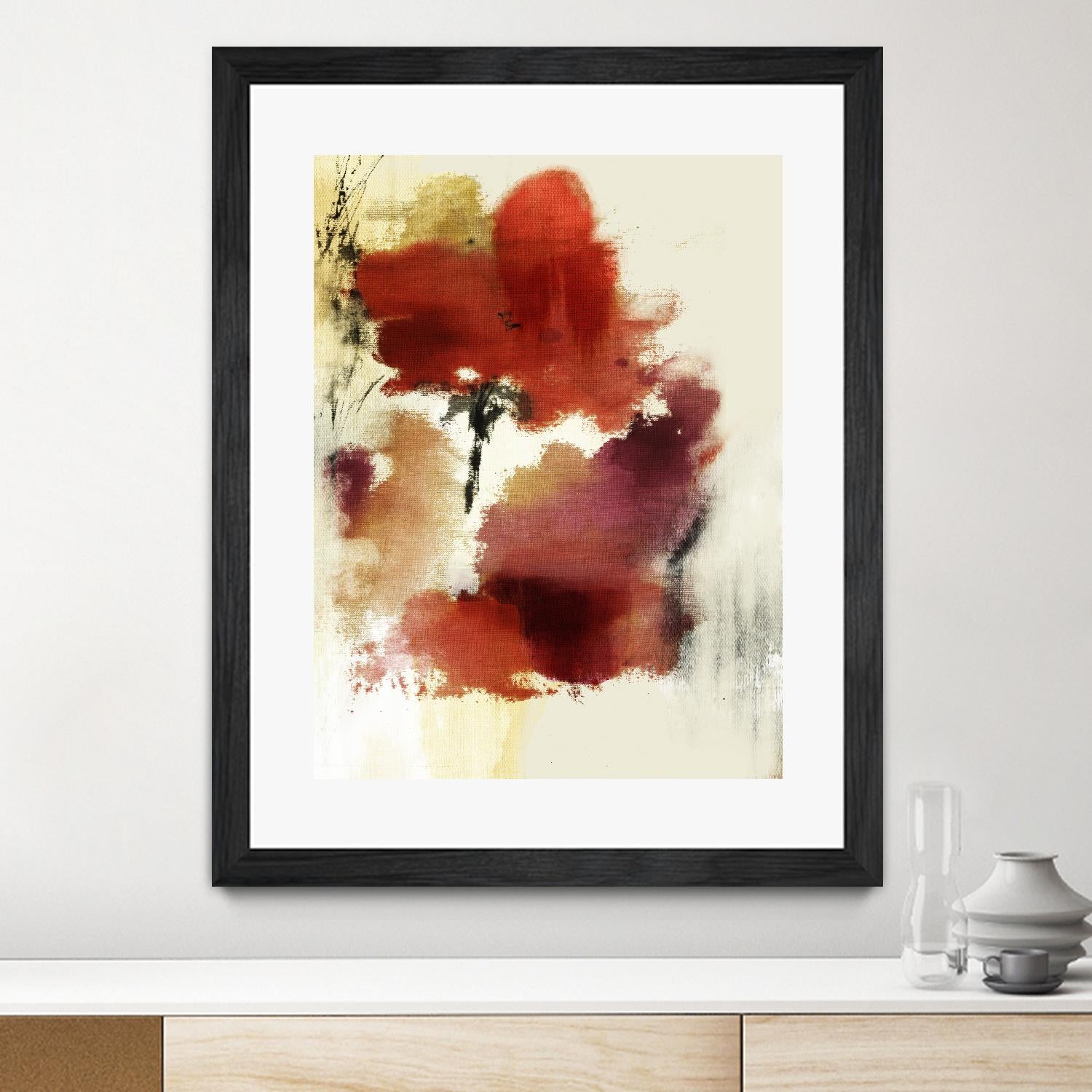 Sensual by PI Studio on GIANT ART - white floral