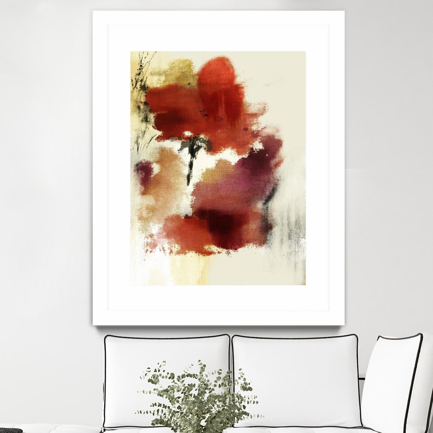 Sensual by PI Studio on GIANT ART - white floral