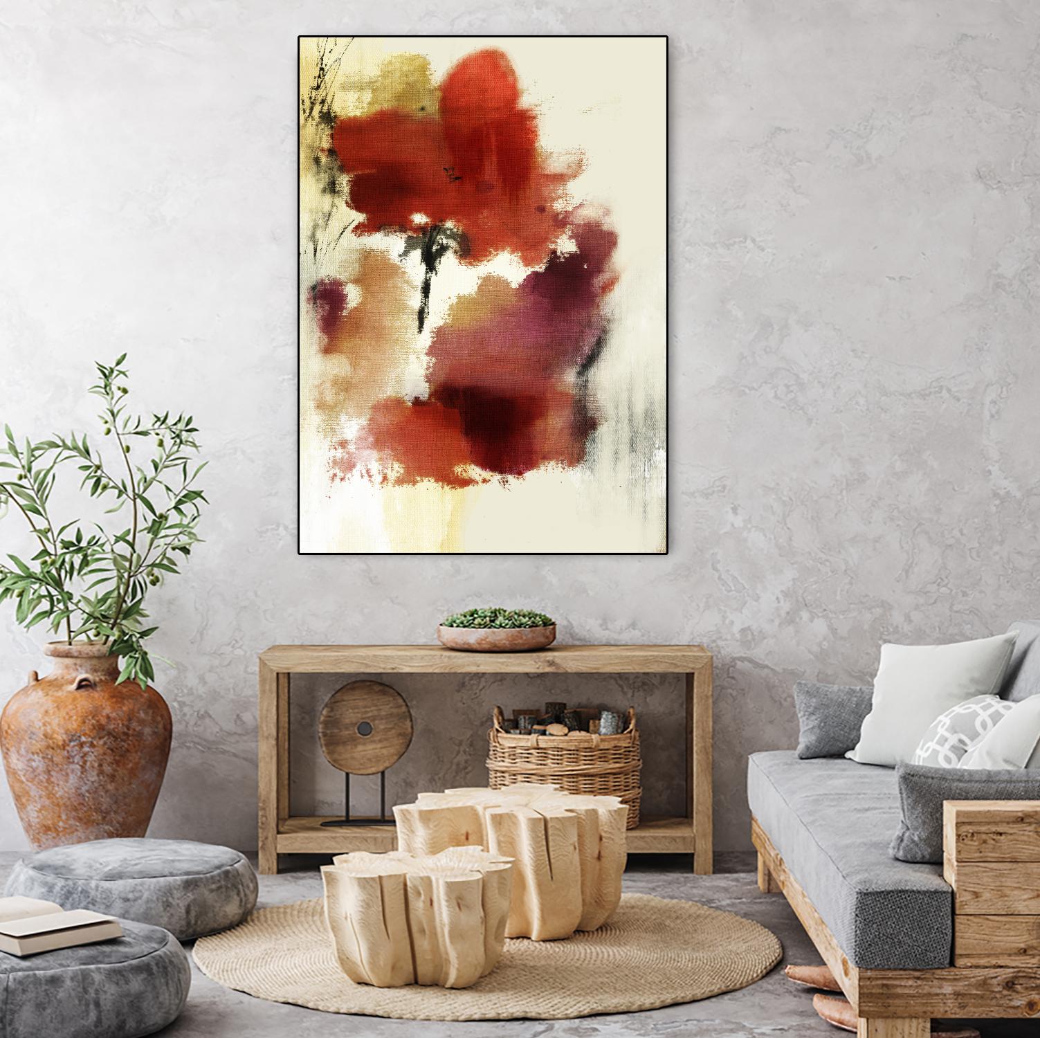 Sensual by PI Studio on GIANT ART - white floral