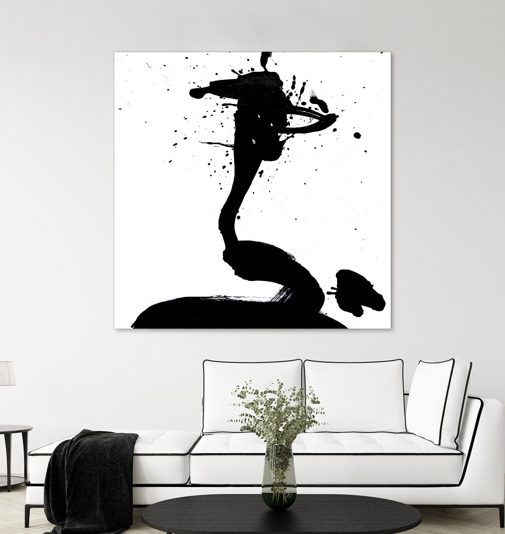 Ink Blot I by PI Studio on GIANT ART - white abstract