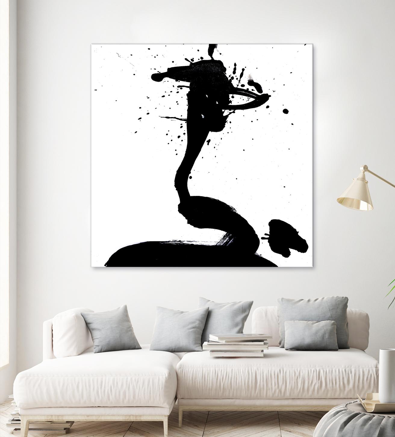 Ink Blot I by PI Studio on GIANT ART - white abstract