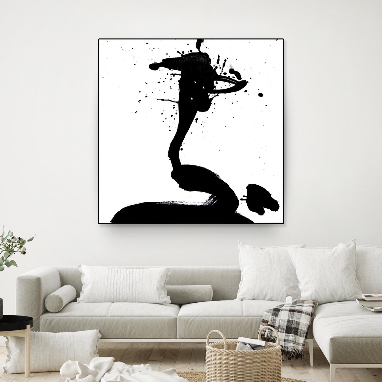 Ink Blot I by PI Studio on GIANT ART - white abstract