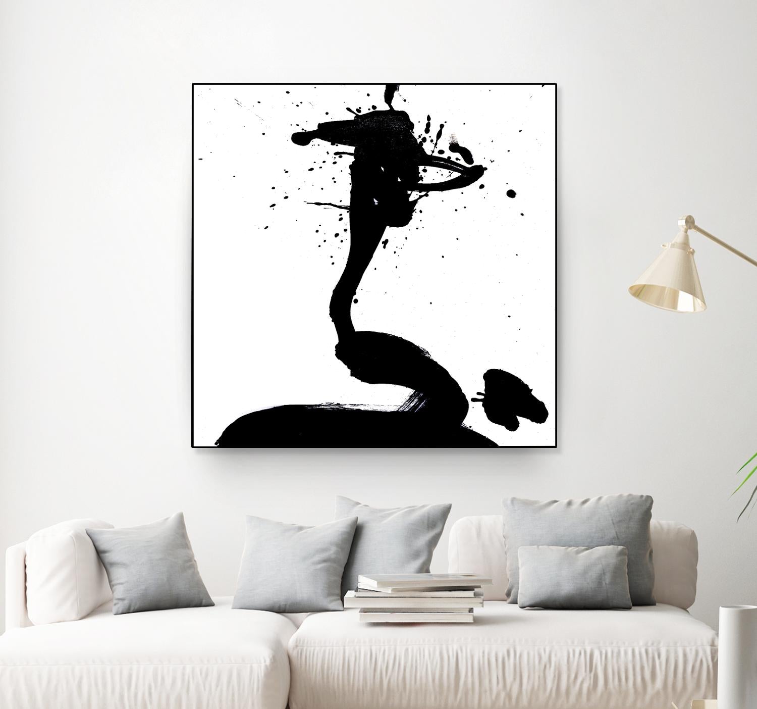 Ink Blot I by PI Studio on GIANT ART - white abstract