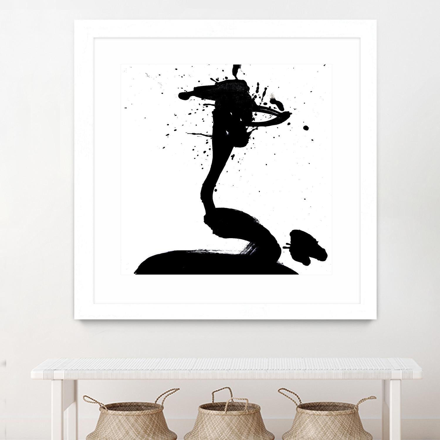 Ink Blot I by PI Studio on GIANT ART - white abstract