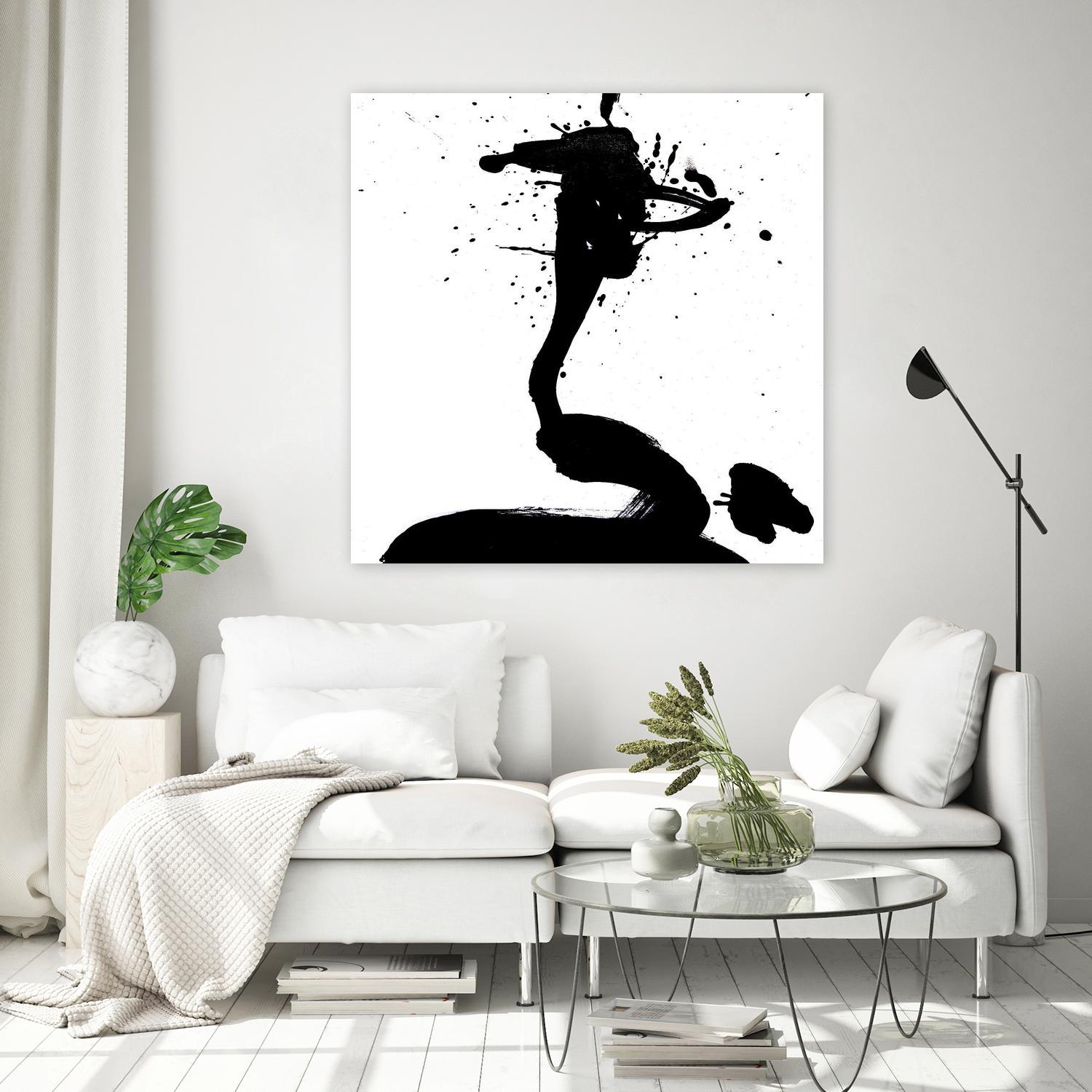 Ink Blot I by PI Studio on GIANT ART - white abstract
