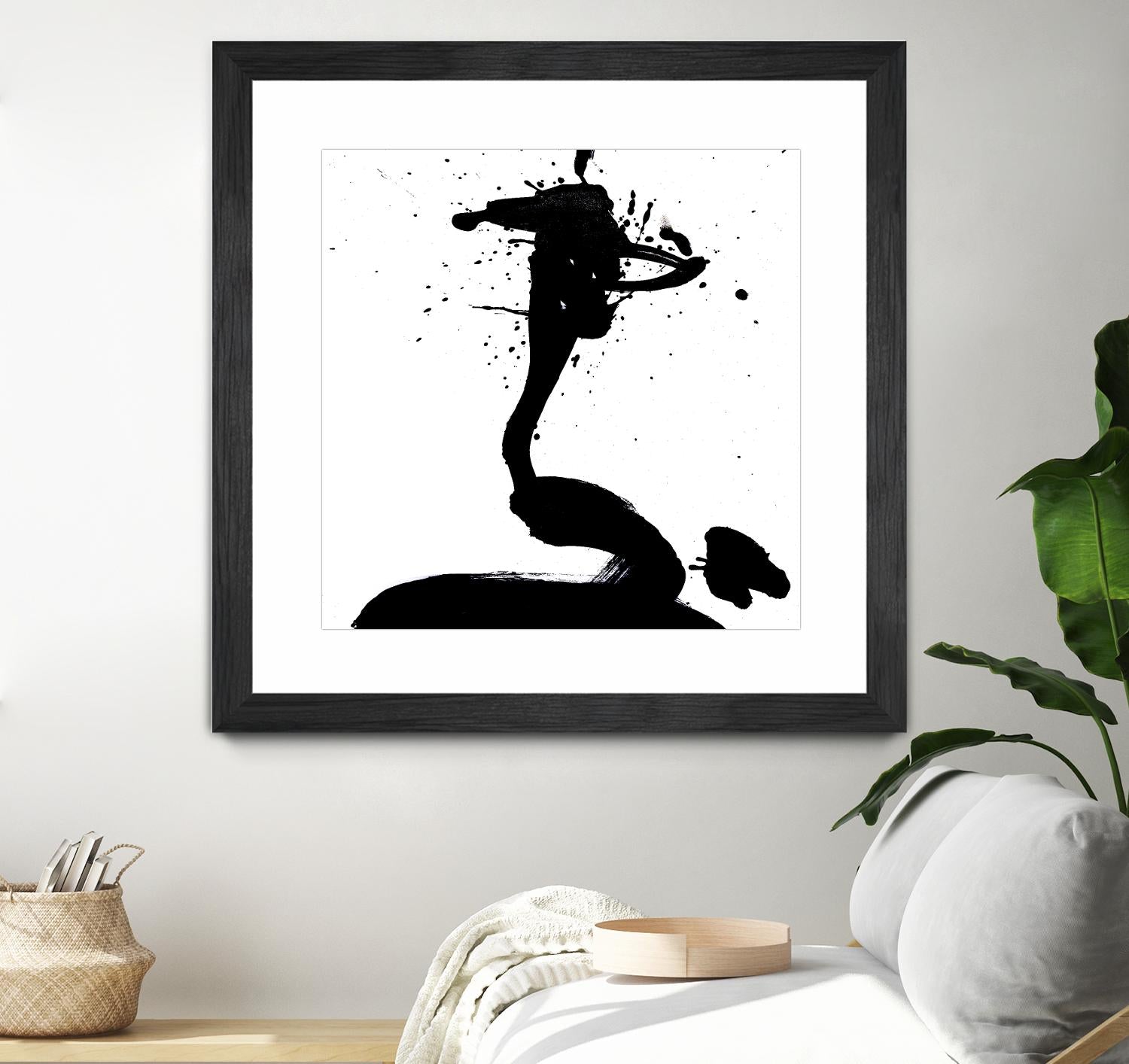 Ink Blot I by PI Studio on GIANT ART - white abstract