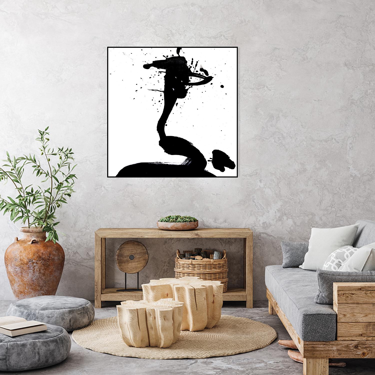 Ink Blot I by PI Studio on GIANT ART - white abstract