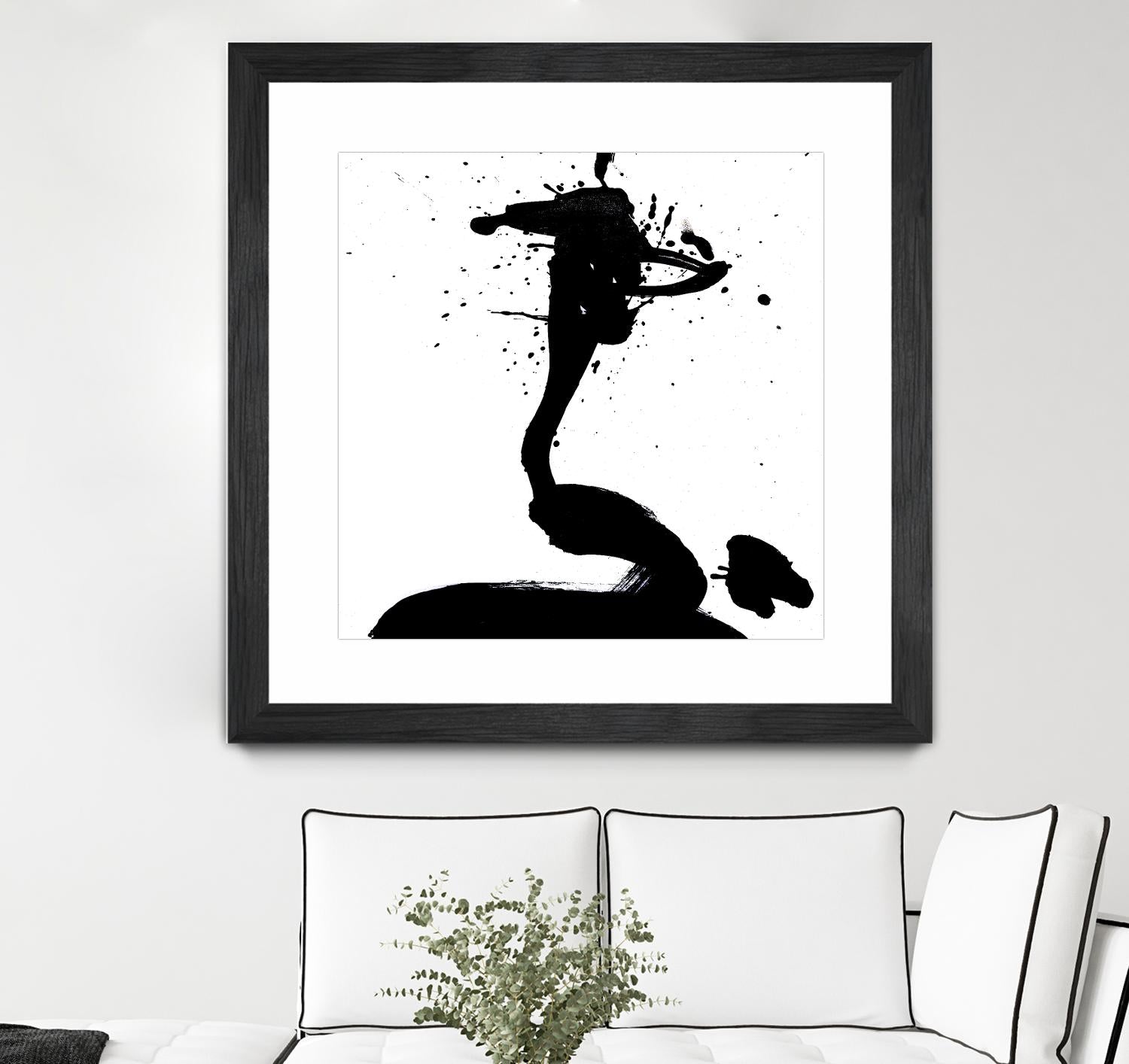 Ink Blot I by PI Studio on GIANT ART - white abstract