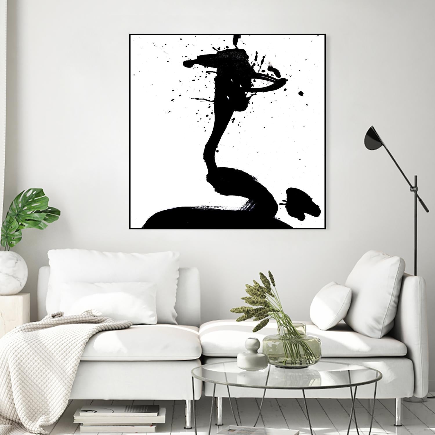 Ink Blot I by PI Studio on GIANT ART - white abstract