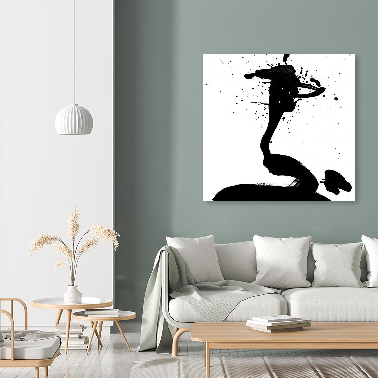 Ink Blot I by PI Studio on GIANT ART - white abstract