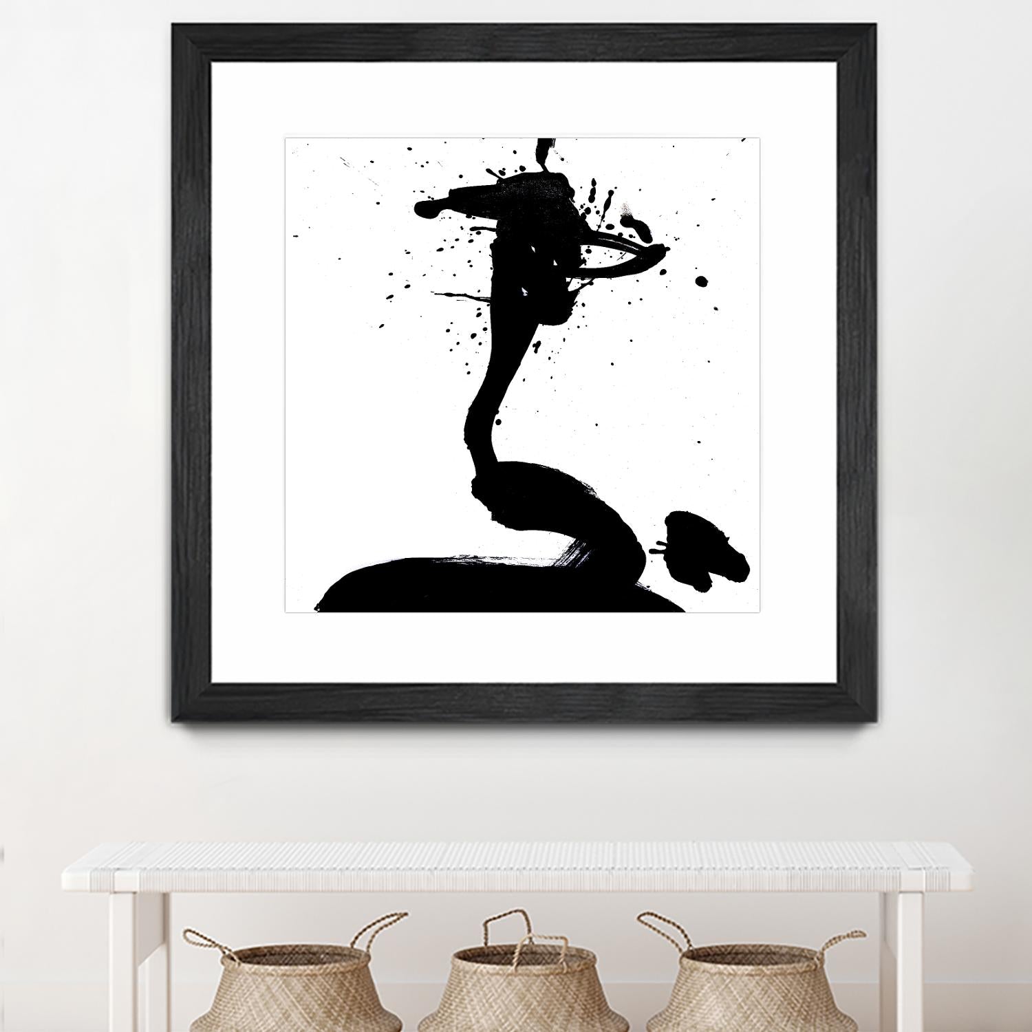 Ink Blot I by PI Studio on GIANT ART - white abstract