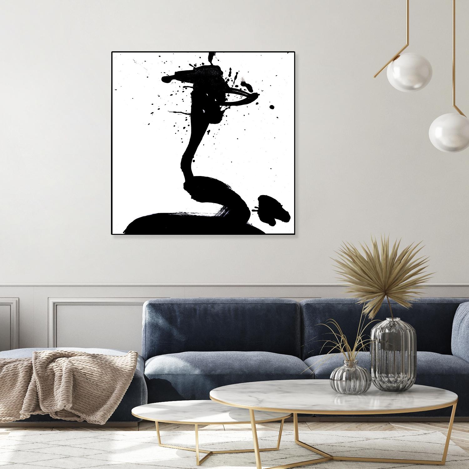 Ink Blot I by PI Studio on GIANT ART - white abstract
