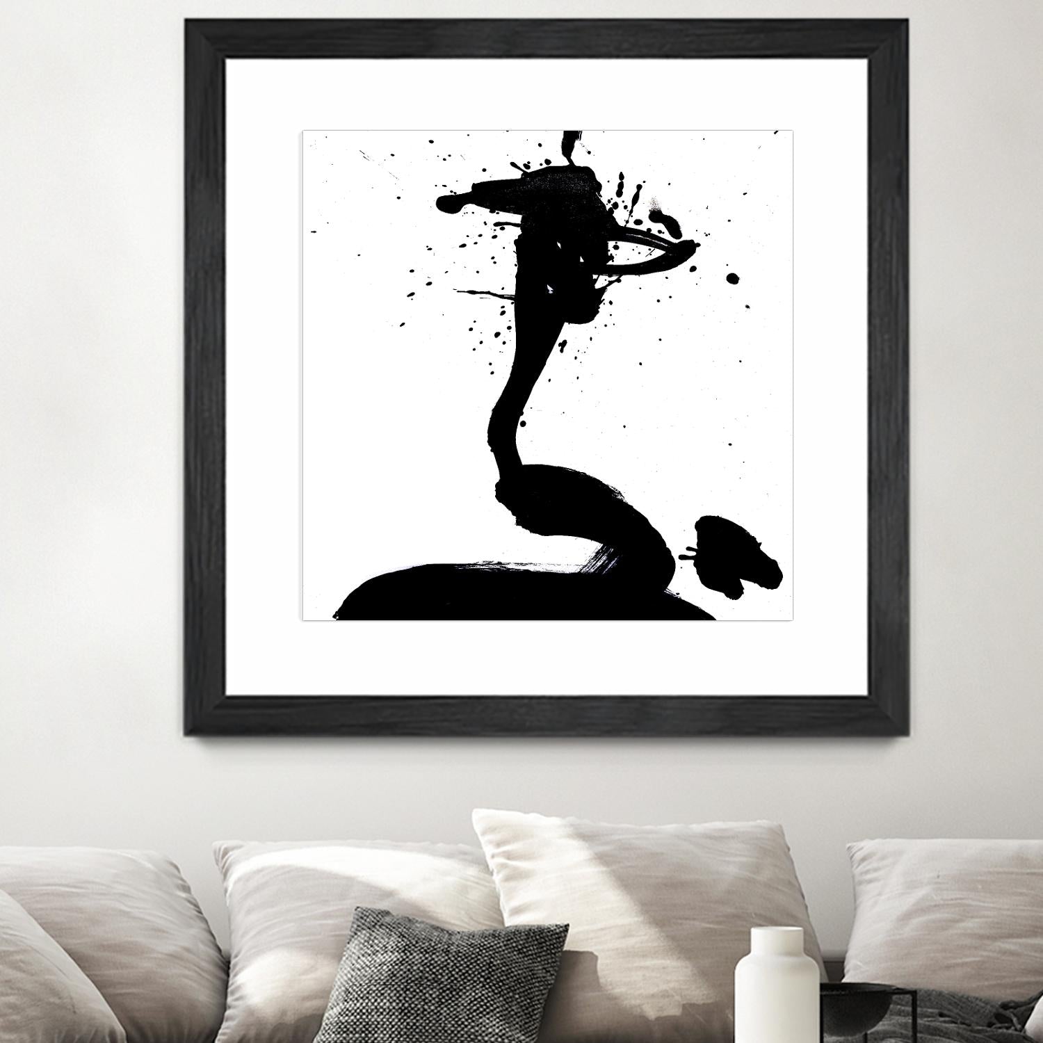 Ink Blot I by PI Studio on GIANT ART - white abstract