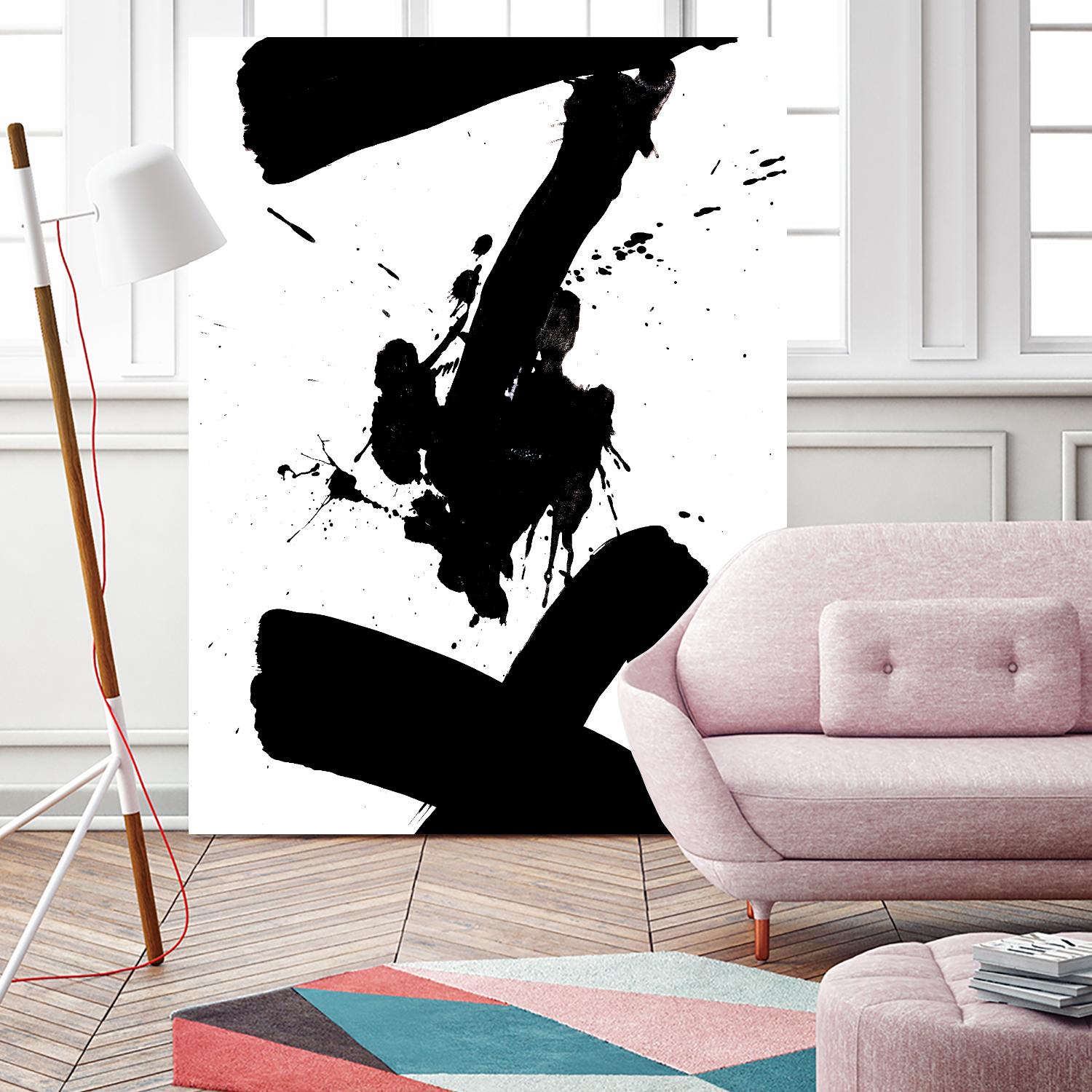 Ink Blot IV by PI Galerie on GIANT ART - white abstract