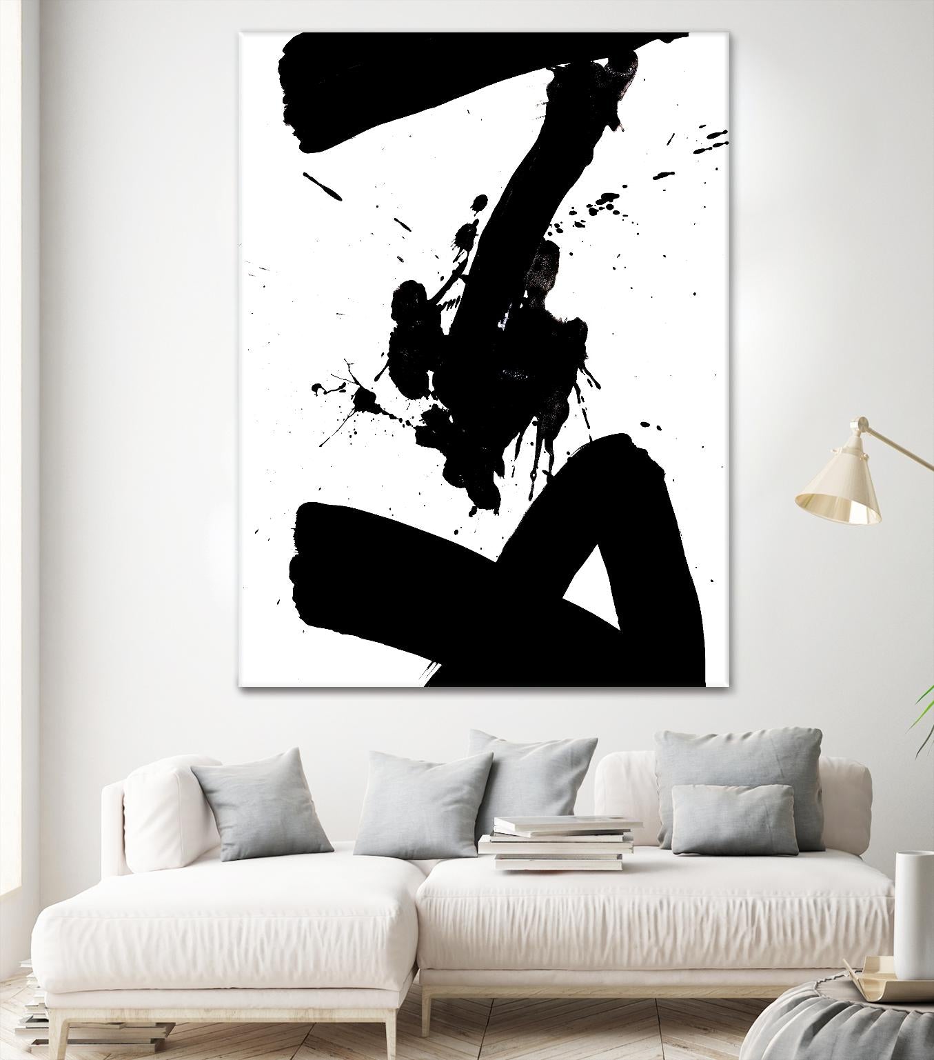 Ink Blot IV by PI Galerie on GIANT ART - white abstract