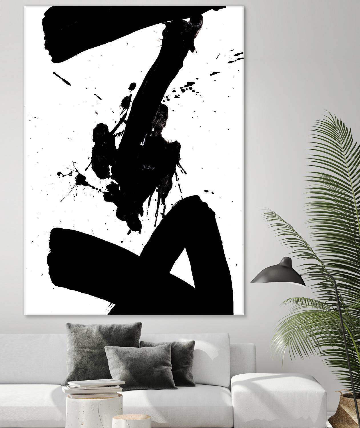 Ink Blot IV by PI Galerie on GIANT ART - white abstract
