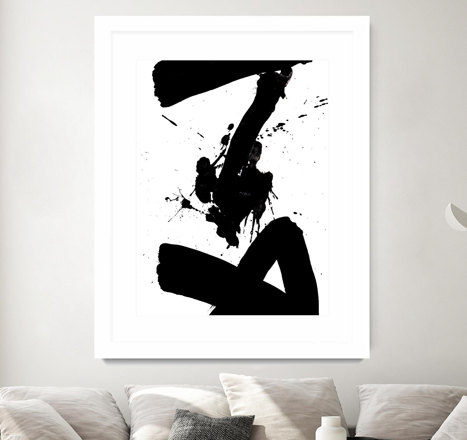 Ink Blot IV by PI Galerie on GIANT ART - white abstract