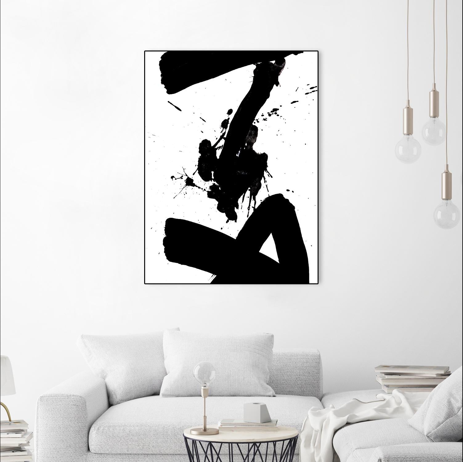 Ink Blot IV by PI Galerie on GIANT ART - white abstract