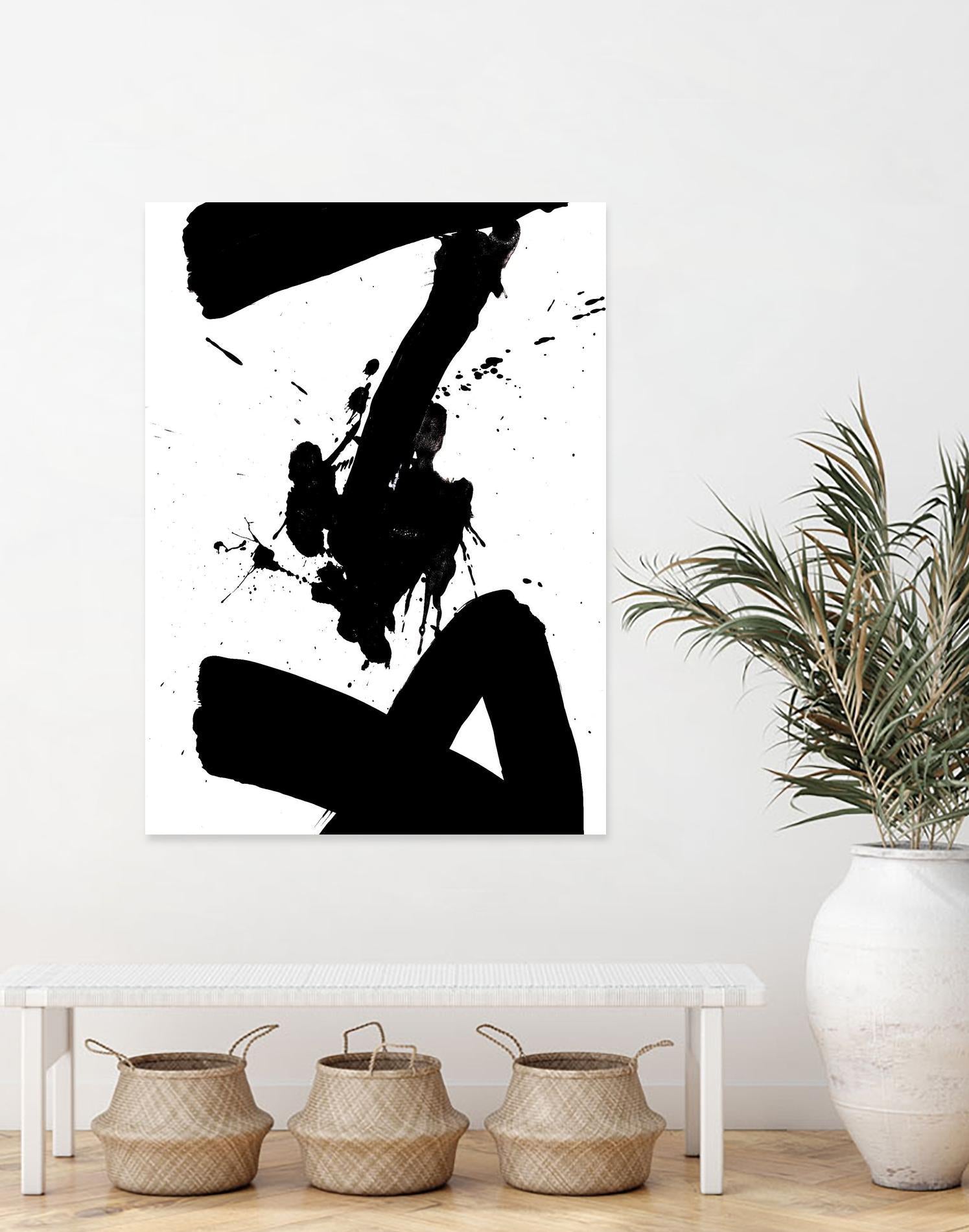 Ink Blot IV by PI Galerie on GIANT ART - white abstract