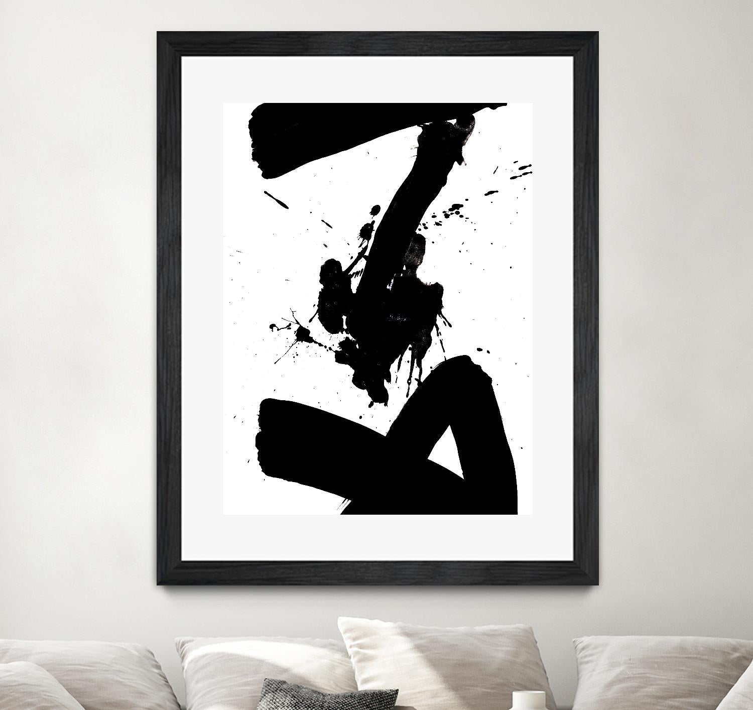 Ink Blot IV by PI Galerie on GIANT ART - white abstract