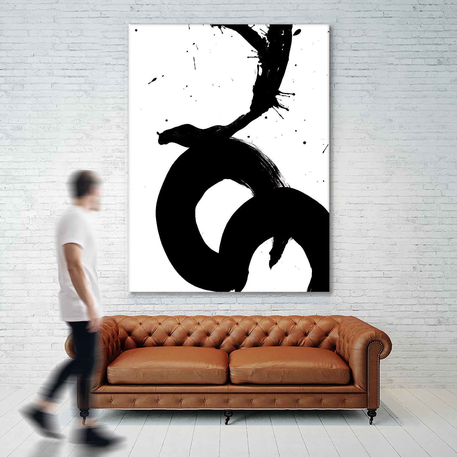 Ink Blot V by PI Galerie on GIANT ART - white abstract