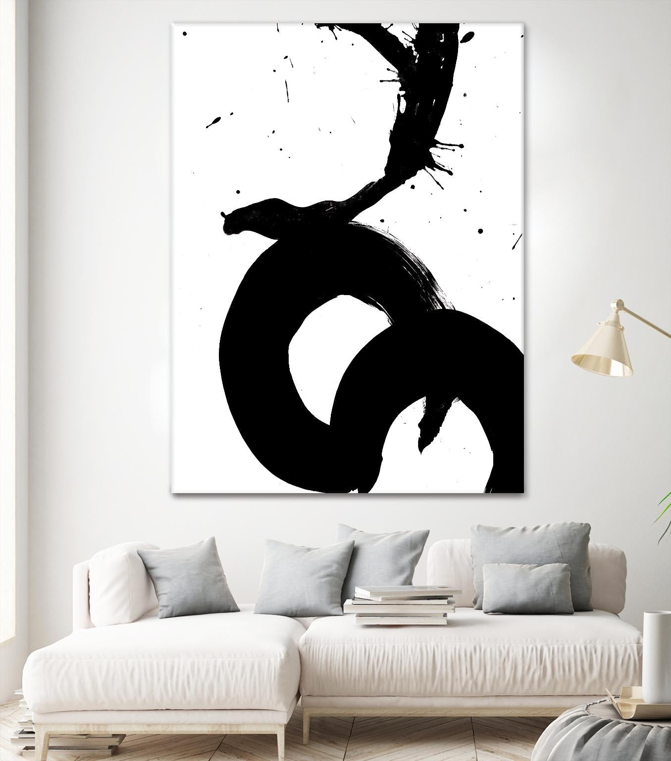 Ink Blot V by PI Galerie on GIANT ART - white abstract