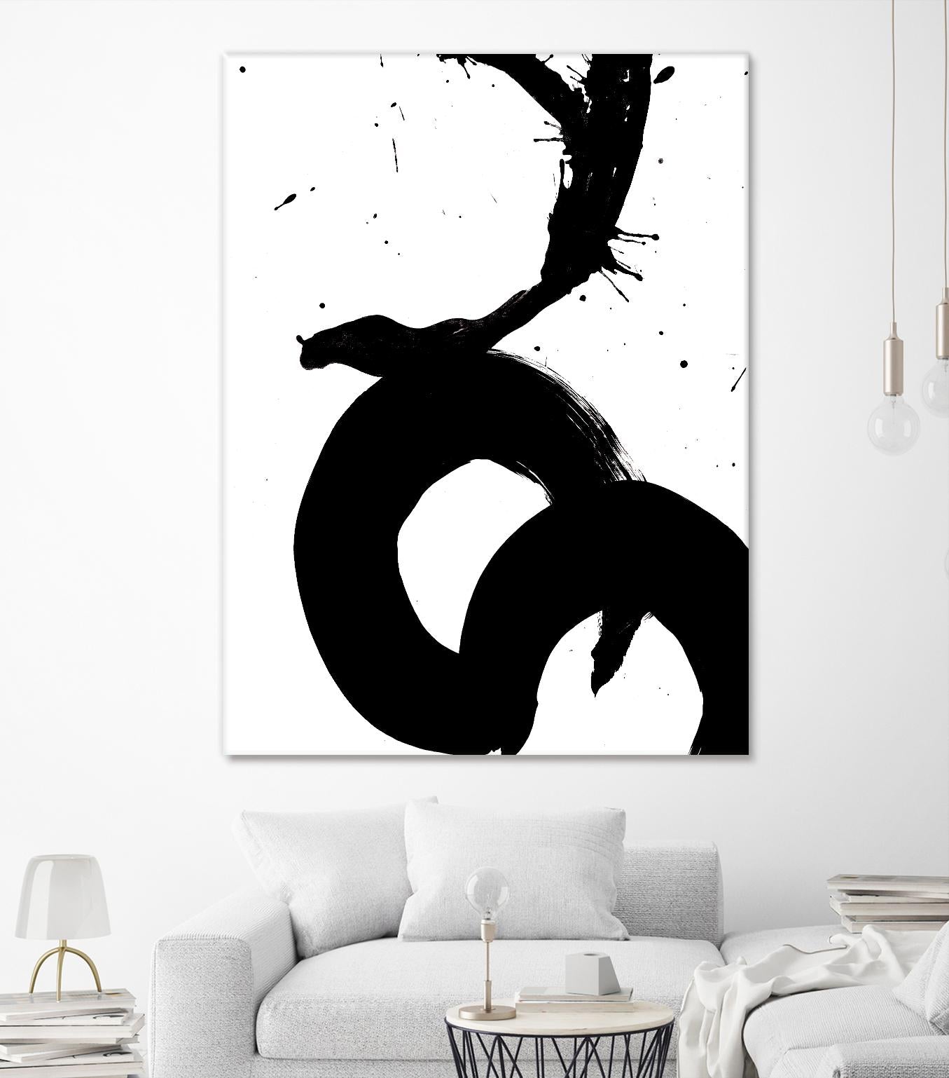 Ink Blot V by PI Galerie on GIANT ART - white abstract