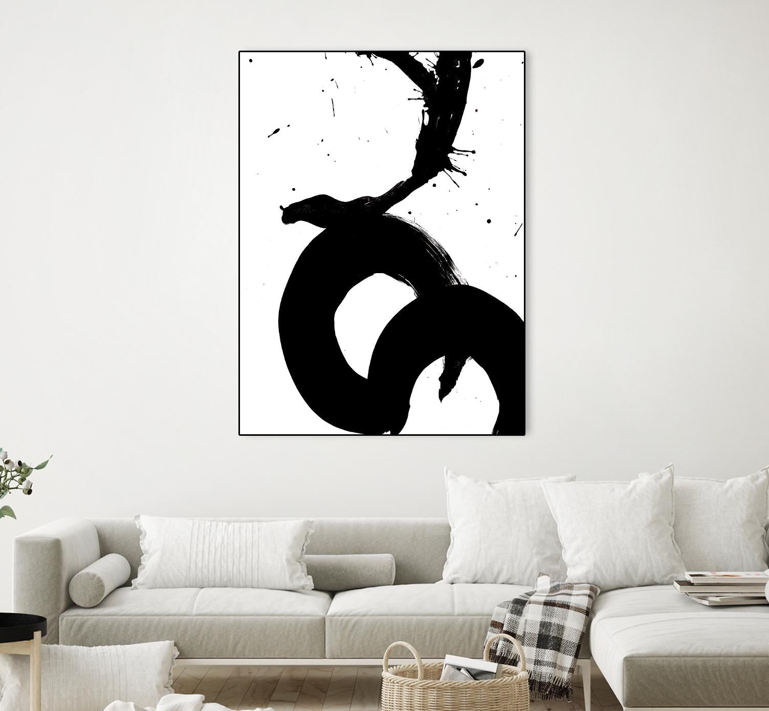 Ink Blot V by PI Galerie on GIANT ART - white abstract