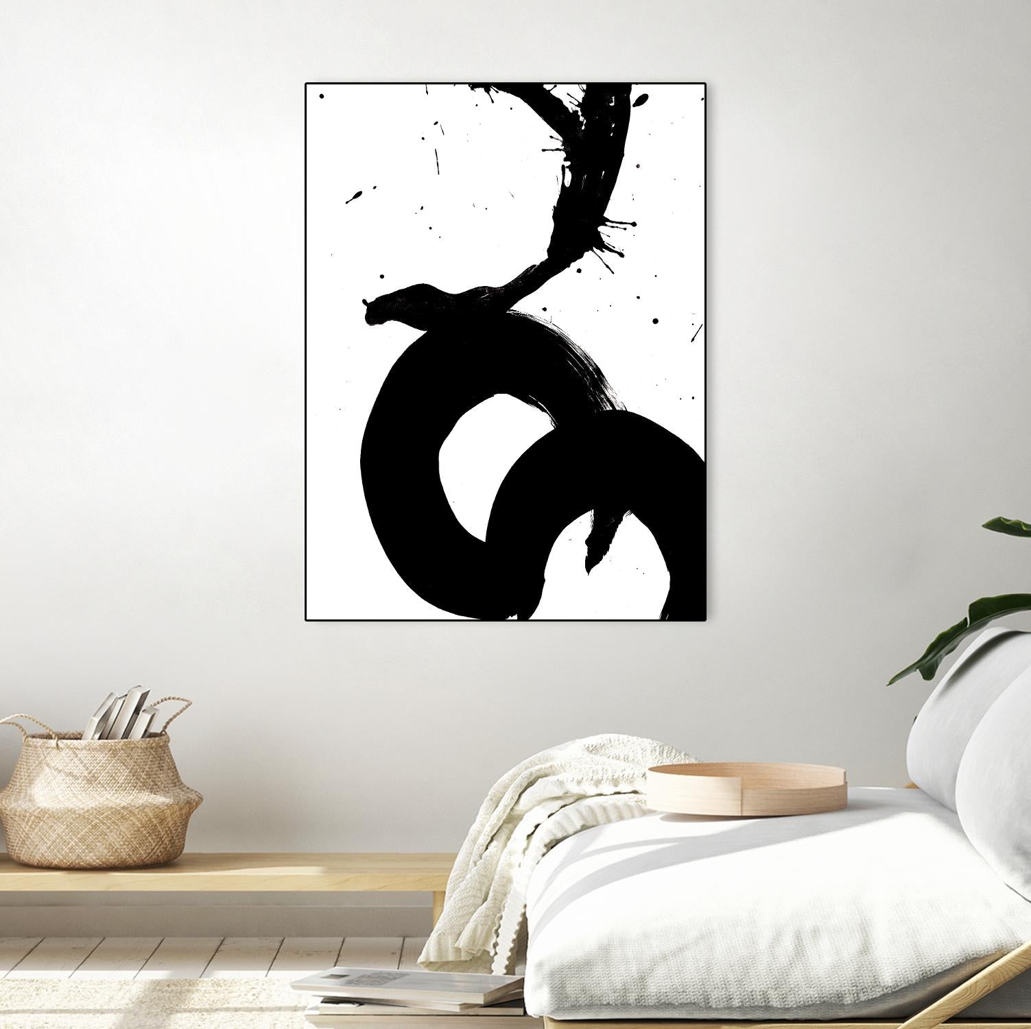 Ink Blot V by PI Galerie on GIANT ART - white abstract