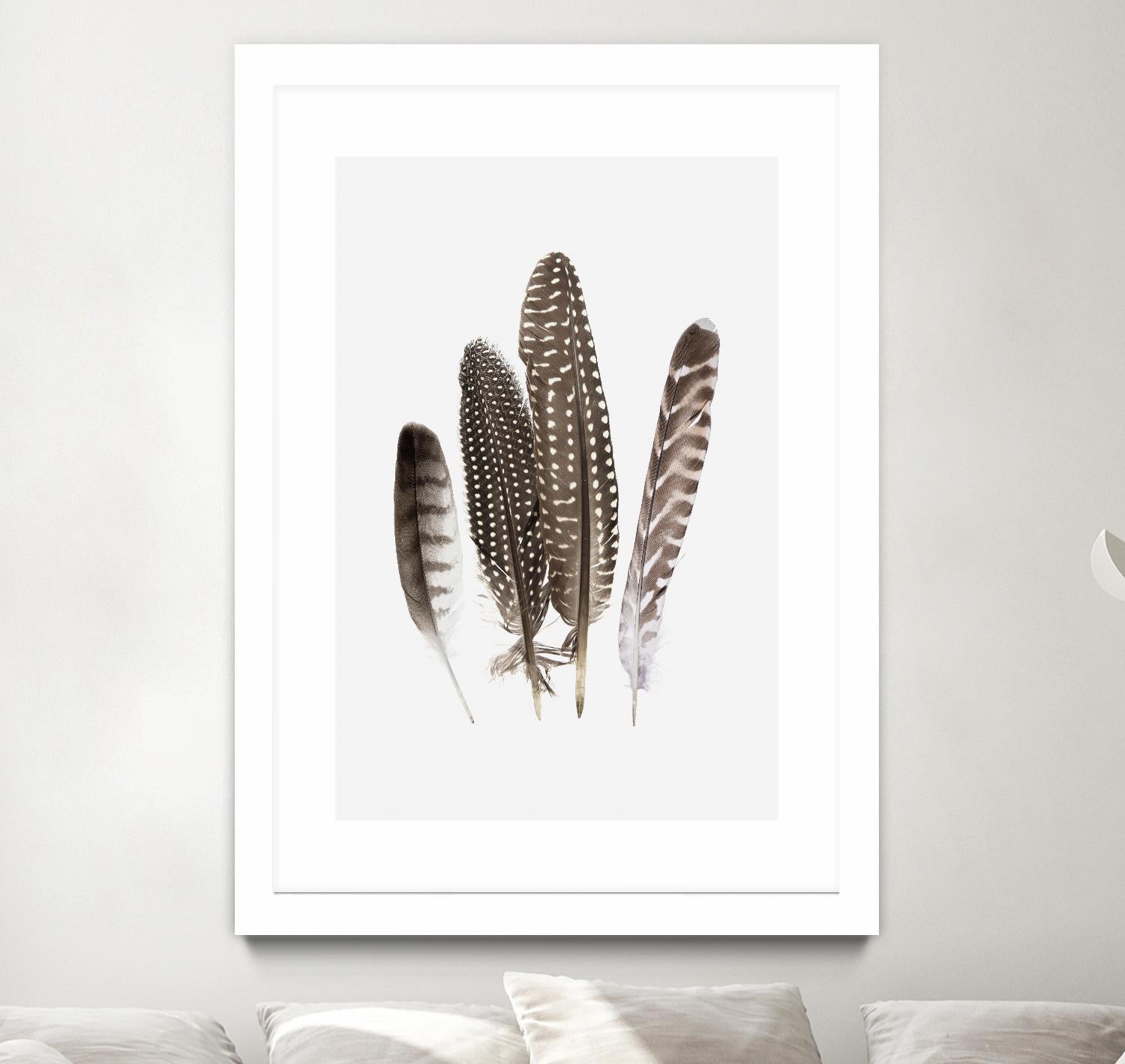 Feathers II by PI Studio on GIANT ART - brown animals