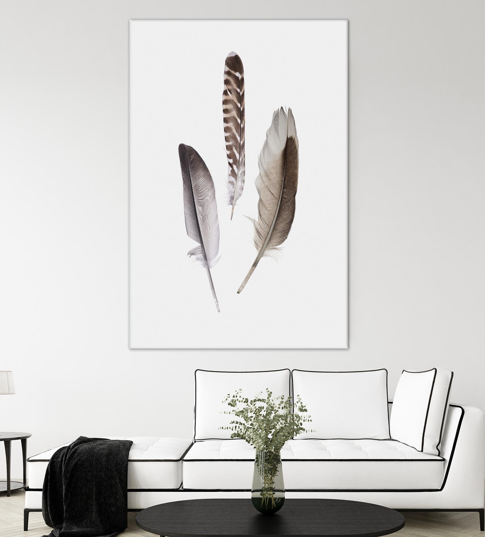 Feathers III by PI Studio on GIANT ART - brown animals